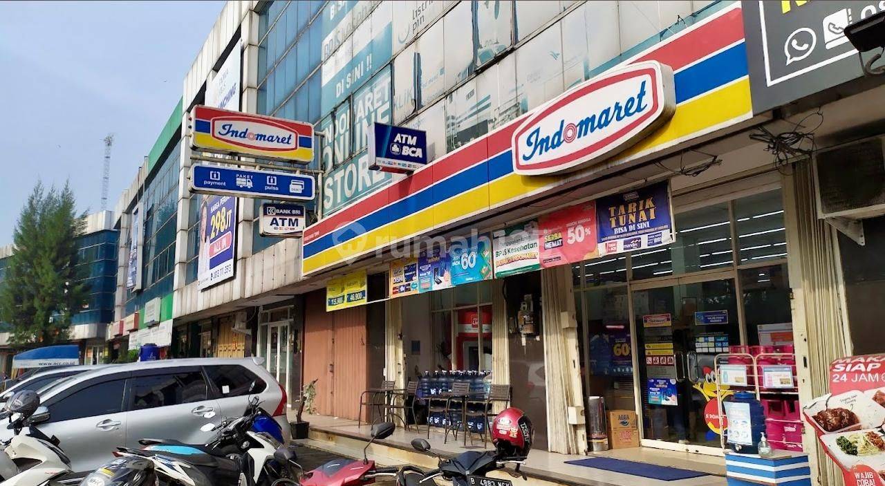 2 соединенных магазинных дома на бульваре Tekno, BSD - бывший Indomaret