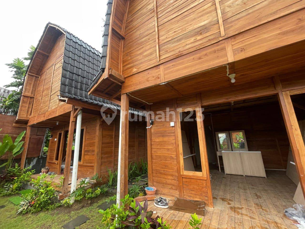 Brand New Villa Joglo in Canggu, Bali - Strategic Location with Rice Field View