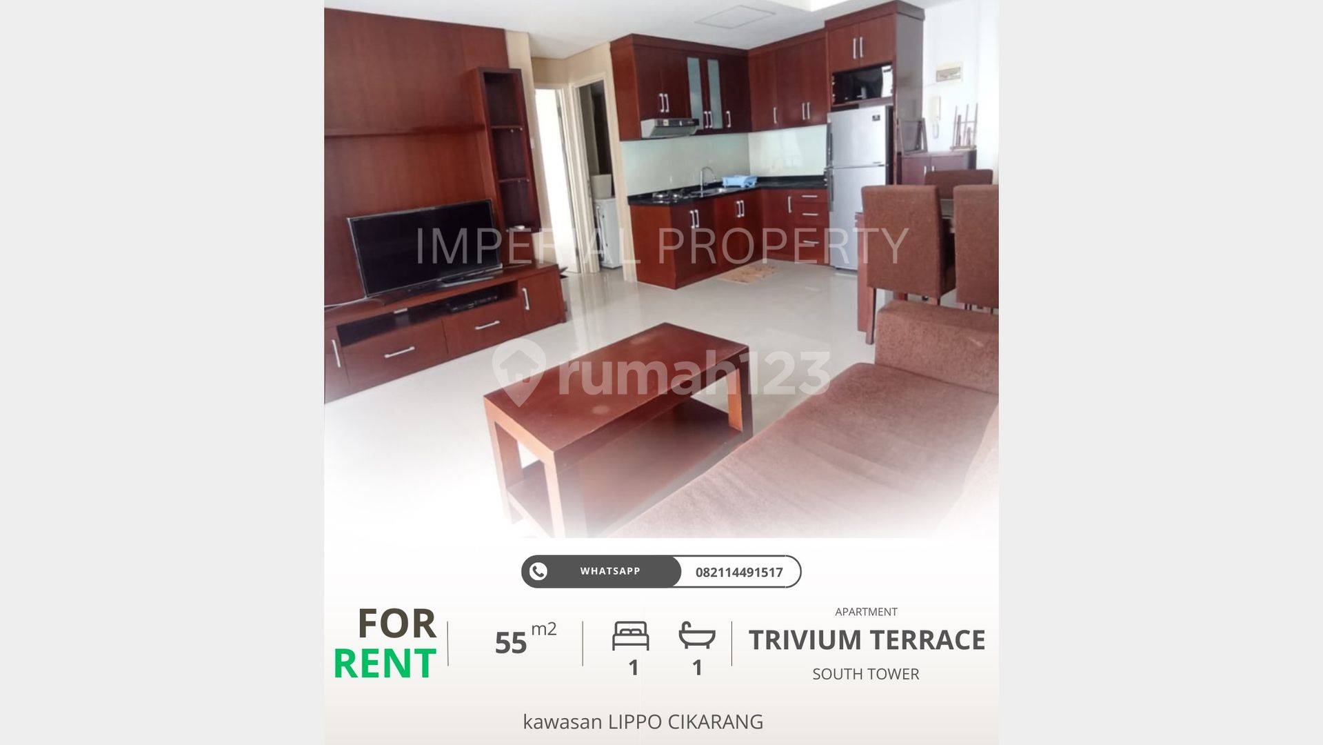 Trivium Terrace Apartment - Strategic Location Near Industrial Areas