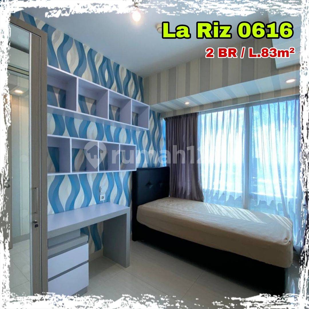 Апартаменты Pakuwon Indah La Riz Mansion - 2 спальни с видом на город