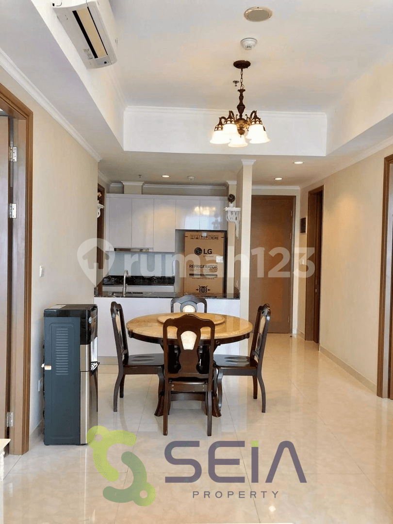 Taman Anggrek Residence-тегі 2 бөлмелі пәтер, толық жабдықталған